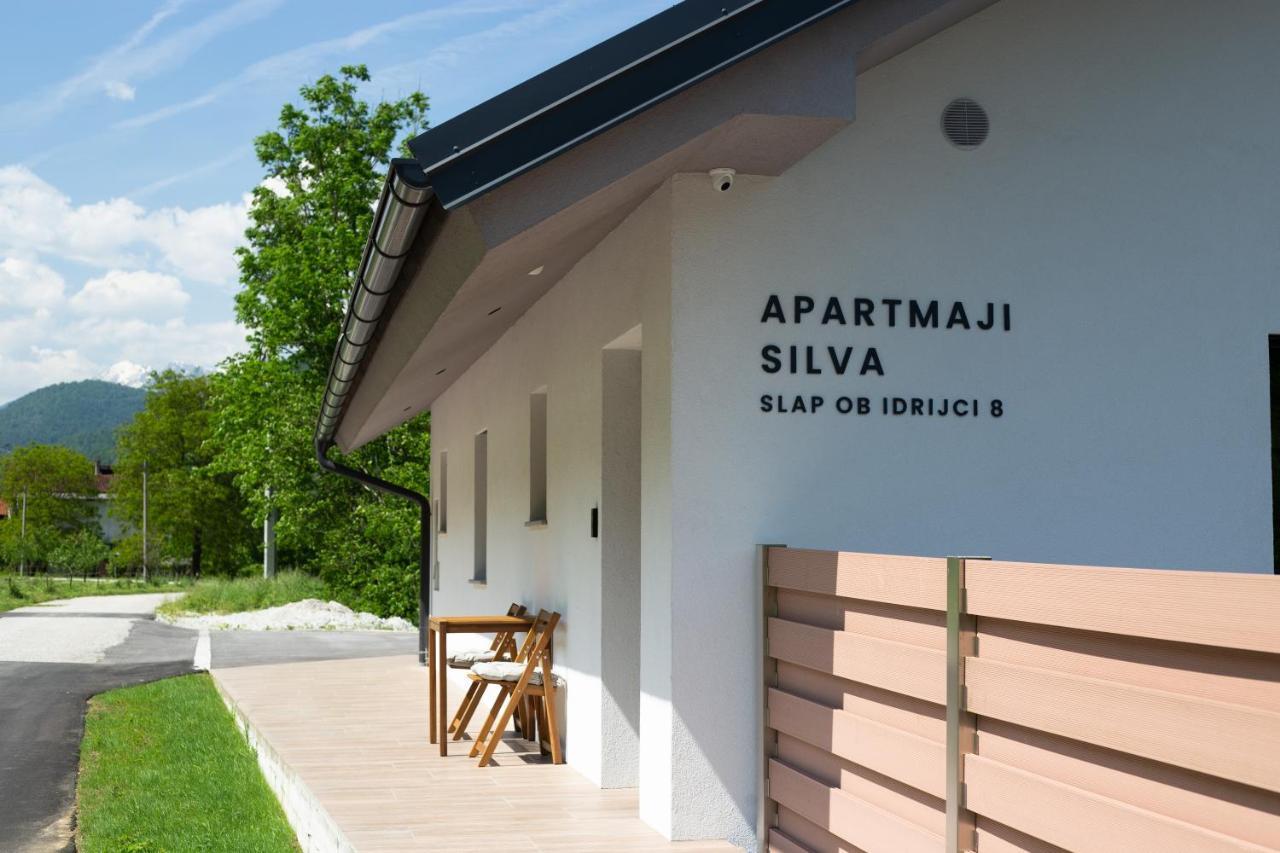 Apartmaji Silva Apartman Slap ob Idrijci Kültér fotó